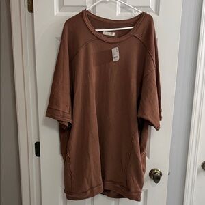 Free People/ We The Free Oversized Short Sleeve Tunic Dress NWT